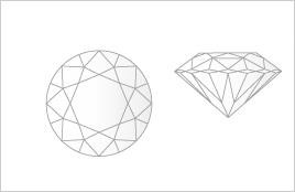 0.54 - Carat Round Cut Diamond